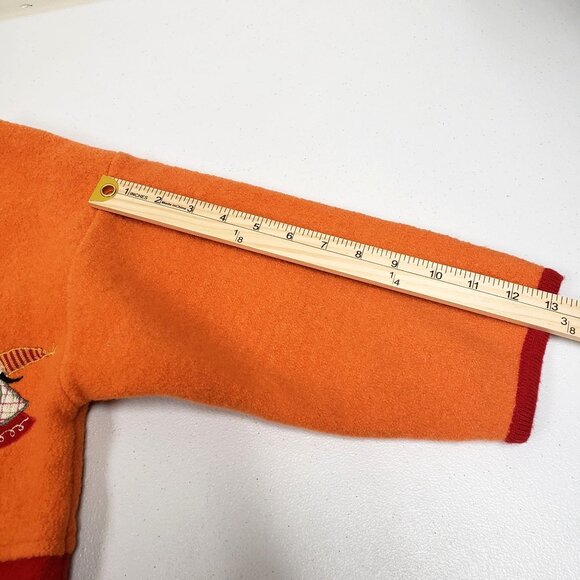 Petits Juniors DPAM Girls Wool Sweater Cardigan Size 6 - Picture 8 of 10